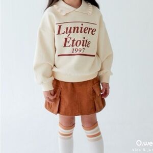 Cream graphic sweatshirt